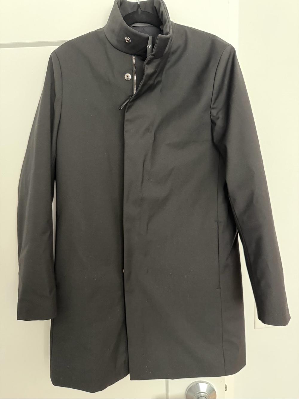 Men's - Theory - Belvin Tech Coat - Black - Small